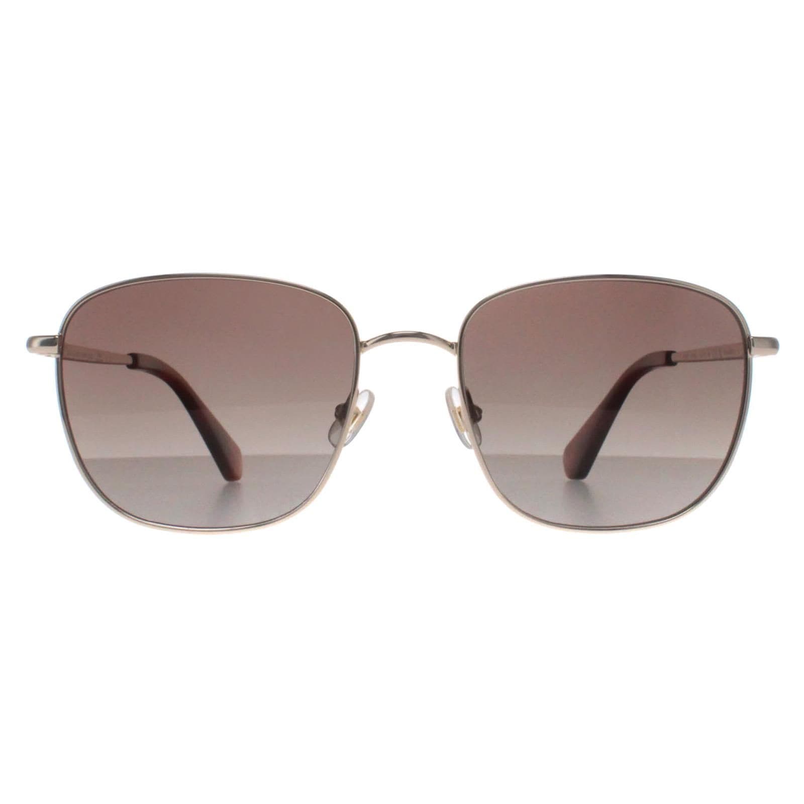 Kate Spade Square Light Havana Gold Brown Gradient Polarized Kiyah/S image 1