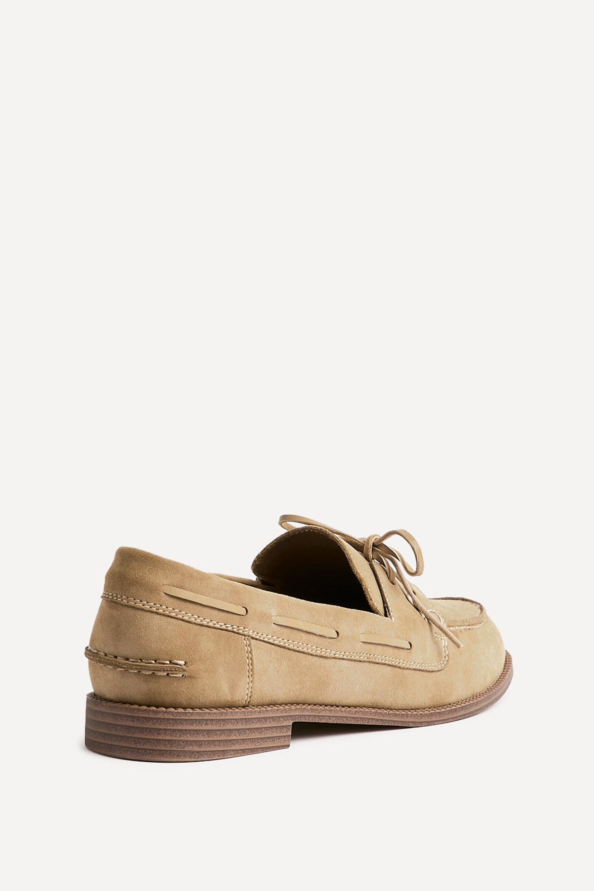 Linzi Vanish Beige Faux Suede Slip On Loafer image 5