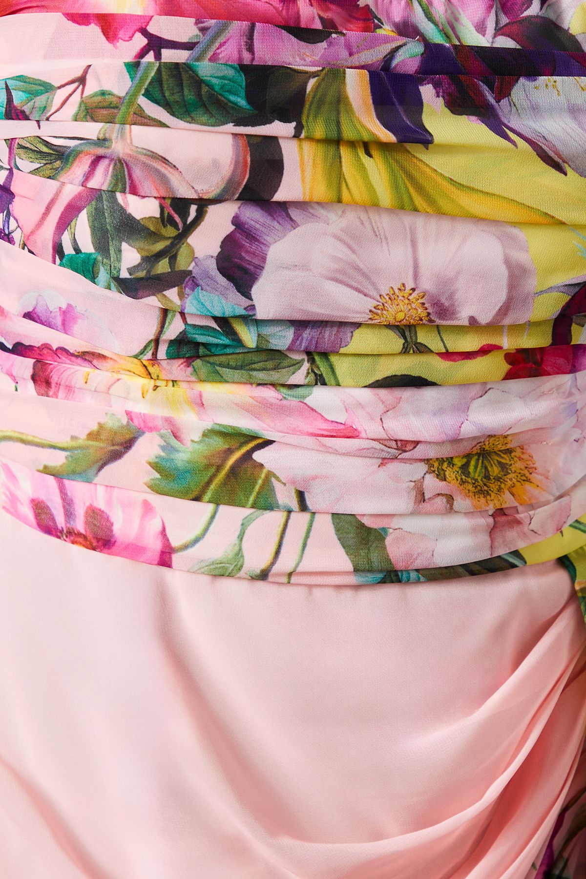 Coast Off The Shoulder Drape Chiffon Dress Yellow image 5