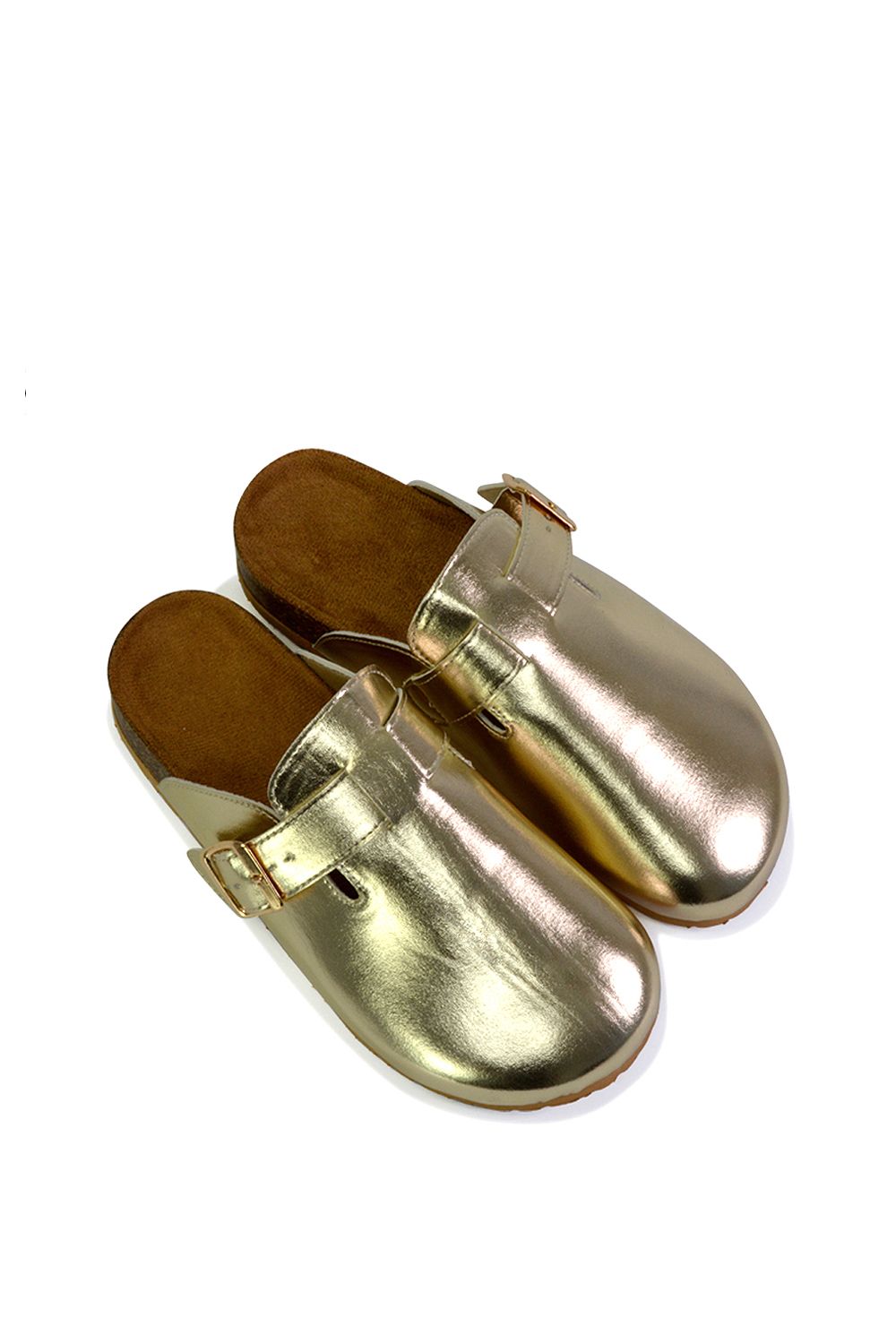 XY London 'Lucy' Slip On Flat Cork Slider Mules image 5