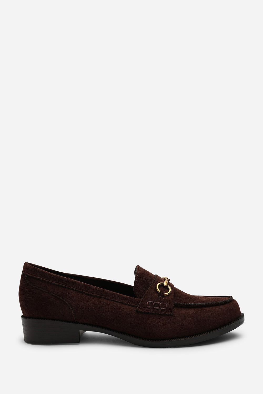 Where's That From Maelynn Round Toe Single Metal Bar Loafers