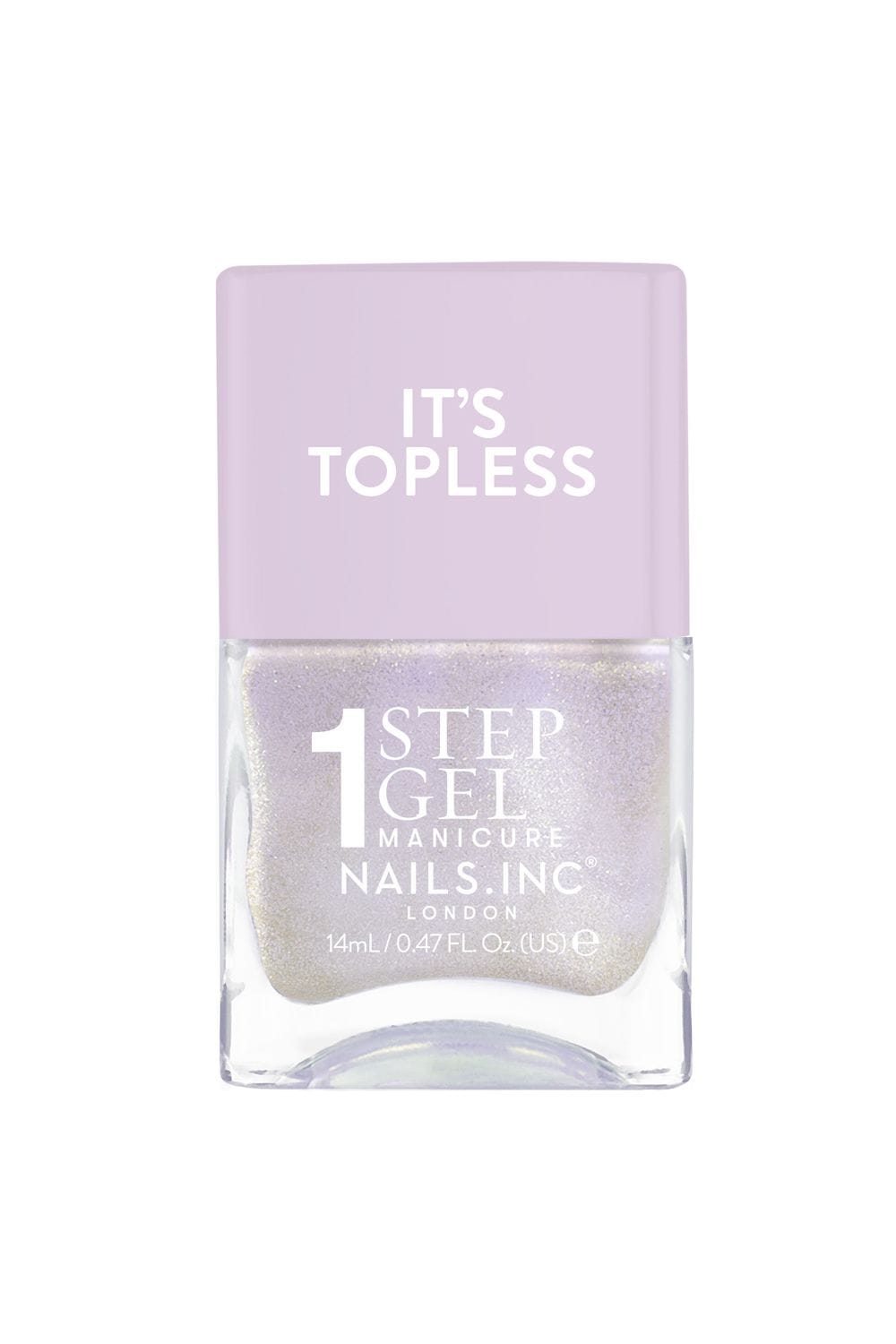 Nails Inc Topless Nail Varnish 14ml Halle image 1