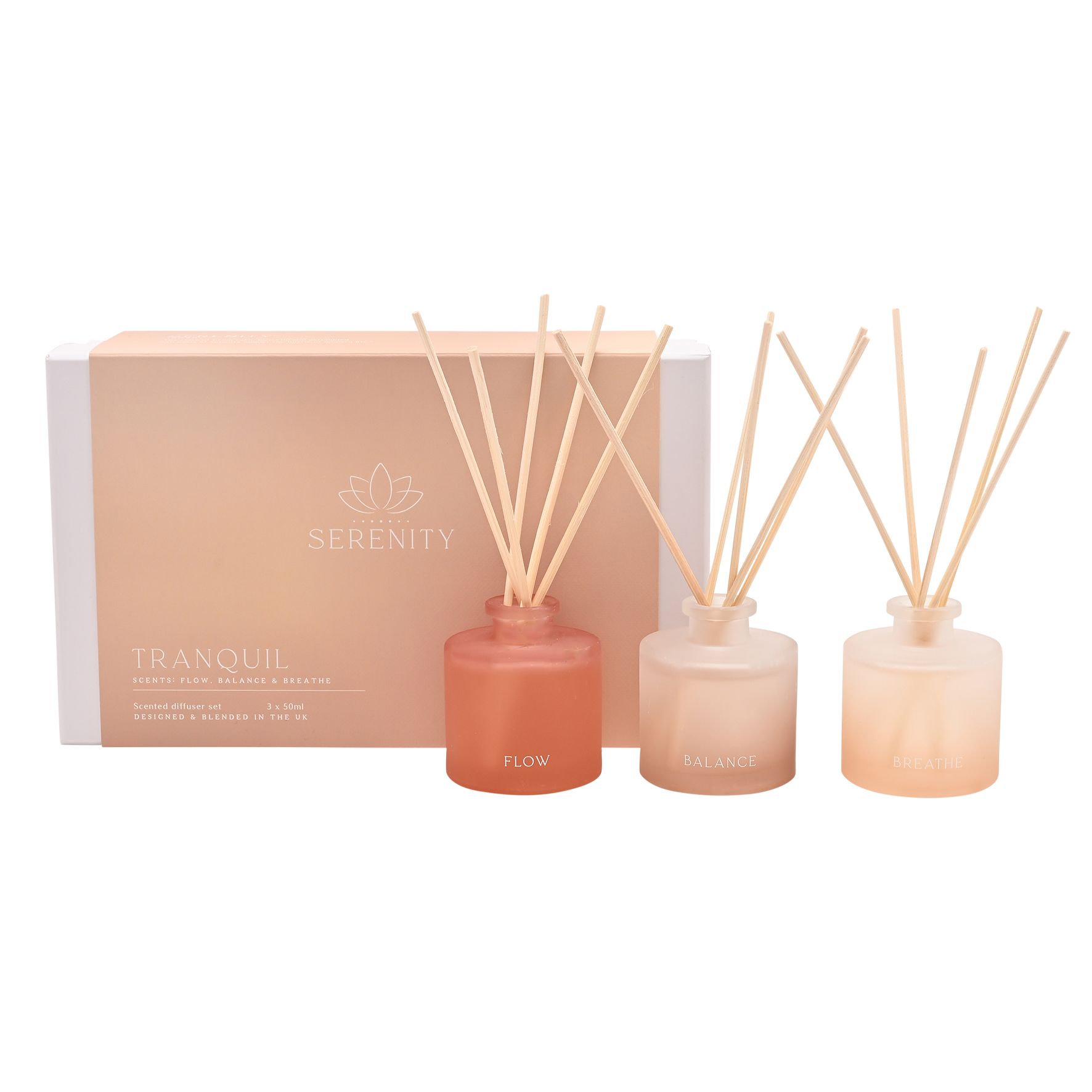 Serenity Tranquil Set of 3 Diffusers - Flow, Balance & Breathe image 4