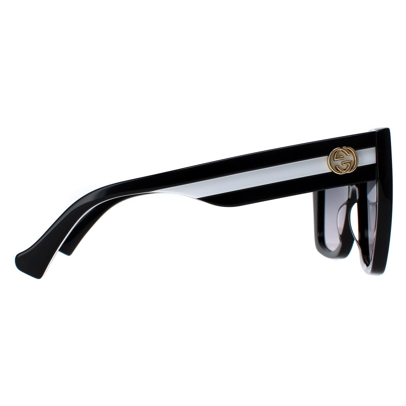 Gucci Square Black Grey Gradient GG1300S image 4