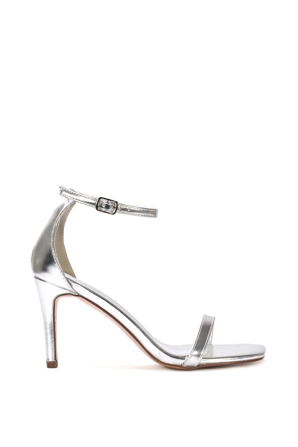 XY London 'Emma' Strappy Stiletto High Heels With Ankle Strap