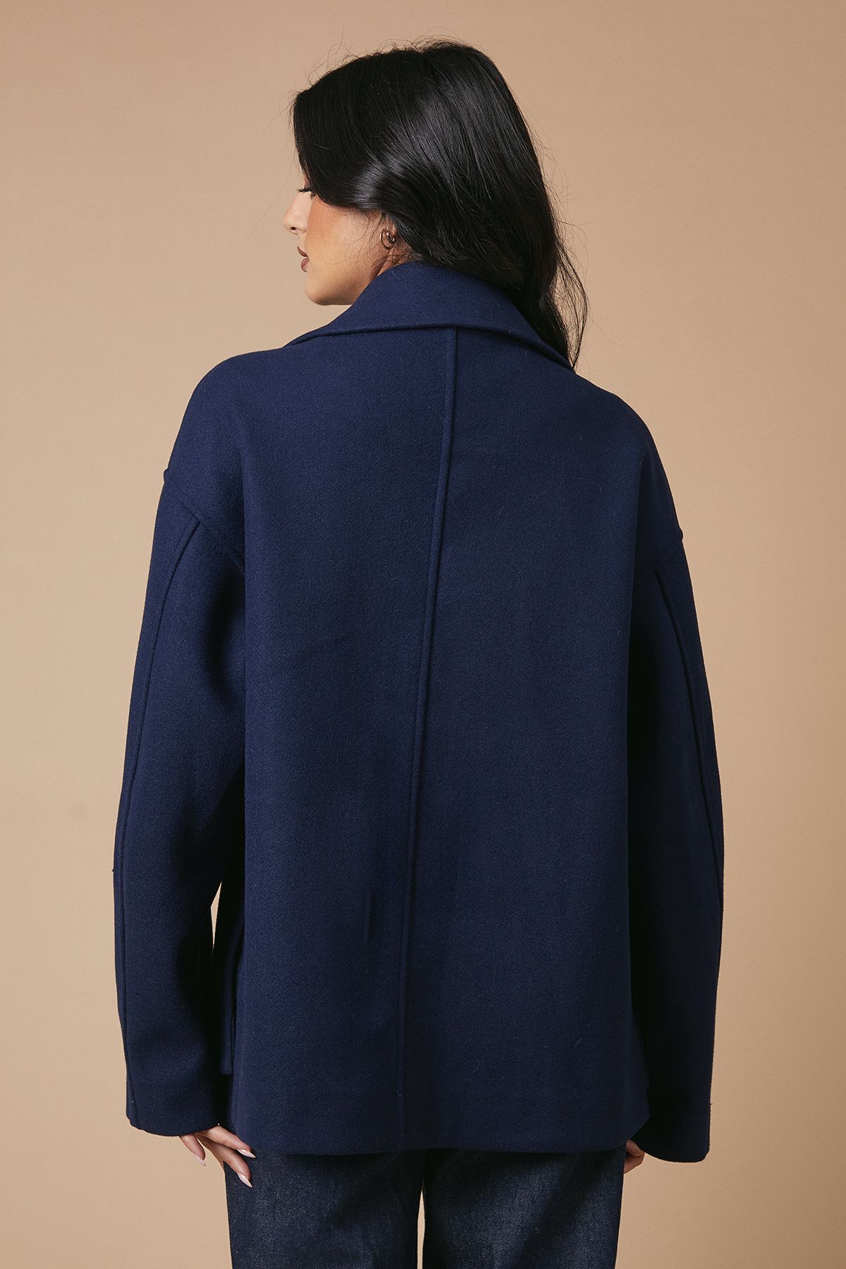 Oasis Edge To Edge Unlined Jacket Navy image 4