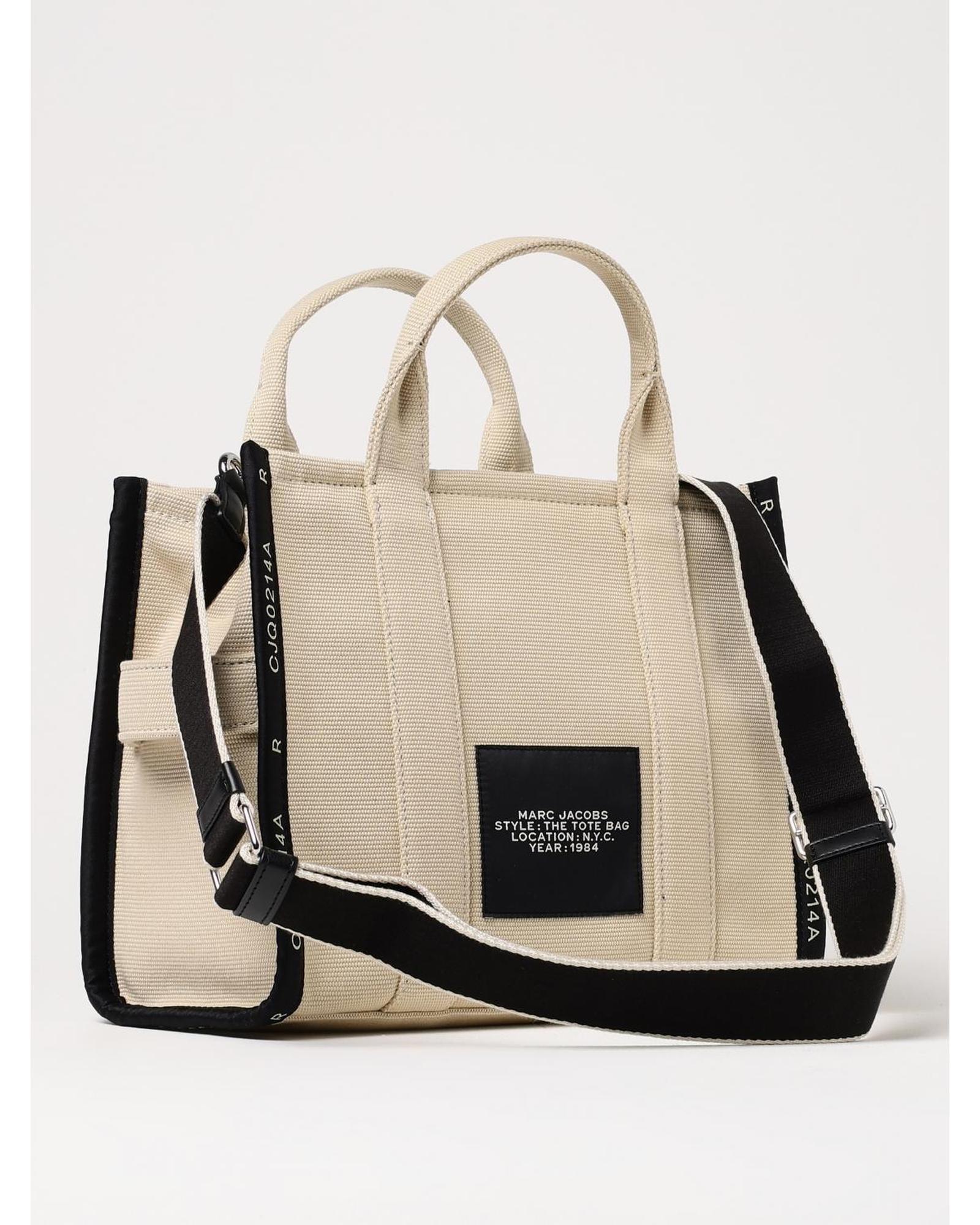 Marc Jacobs The Tote Bag Canvas Handbag Wo - Sand image 2