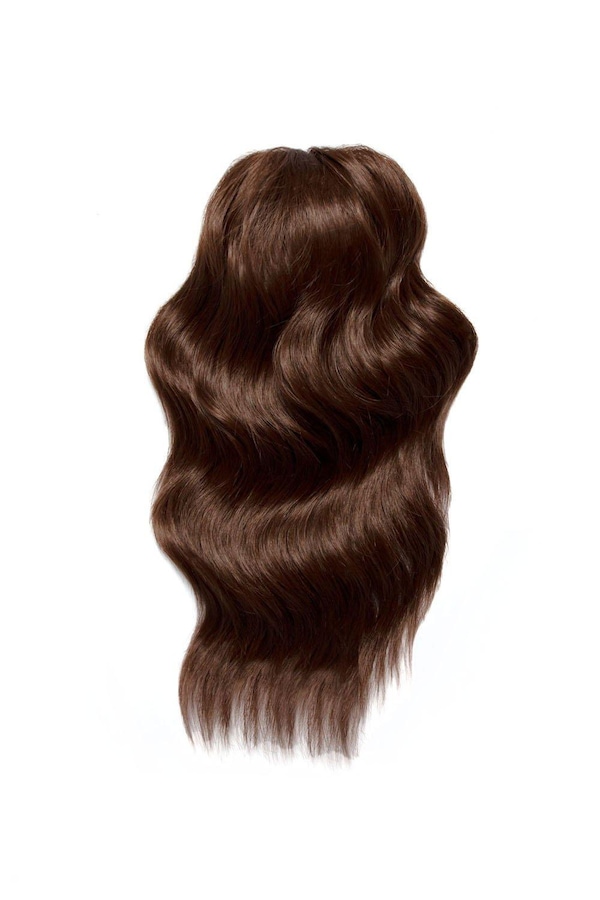 Lullabellz Brushed Out Wave 16inch Claw Clip Pony Dark Brown