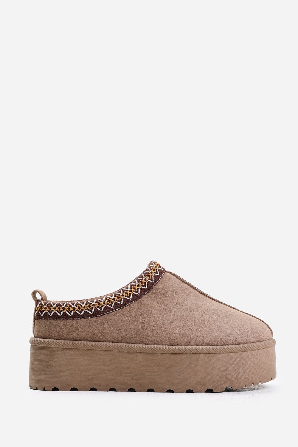Where's That From 'Quincy' Cosy Faux-Suede Fur Lining Platform Slipper image 2