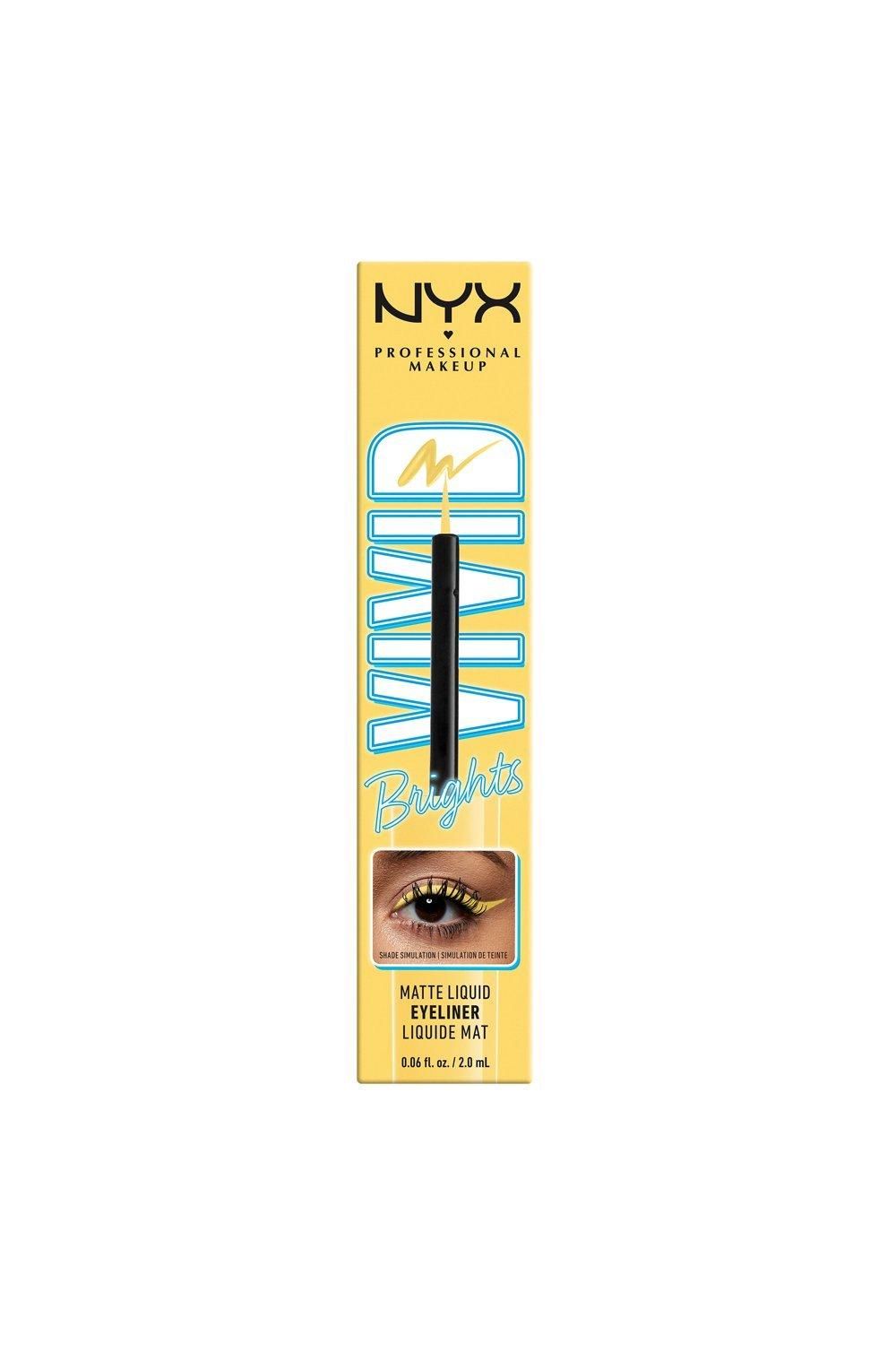 NYX Professional Makeup Vivid Brights Liquid Eyeliner Had Me At Yellow image 4
