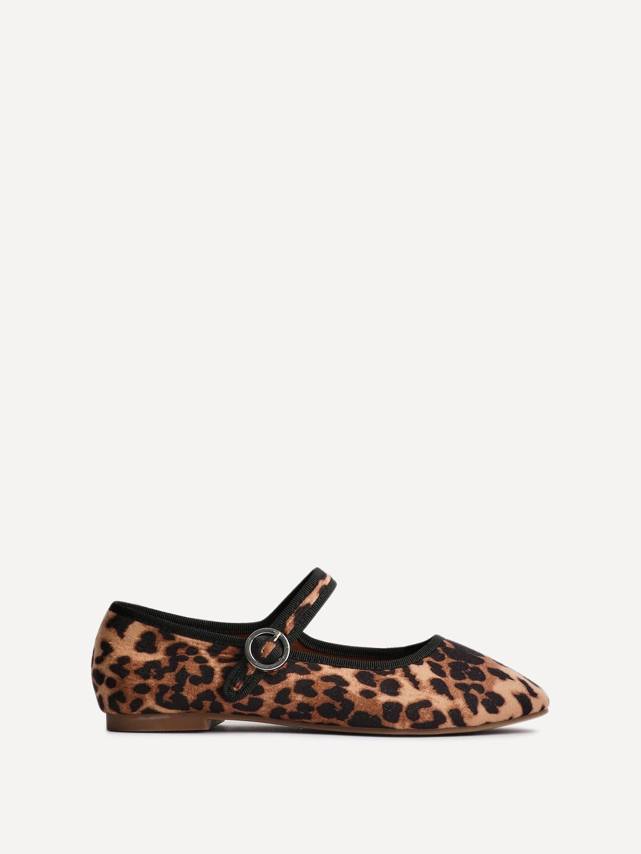 Linzi Graceful Leopard Print Ballet Pumps