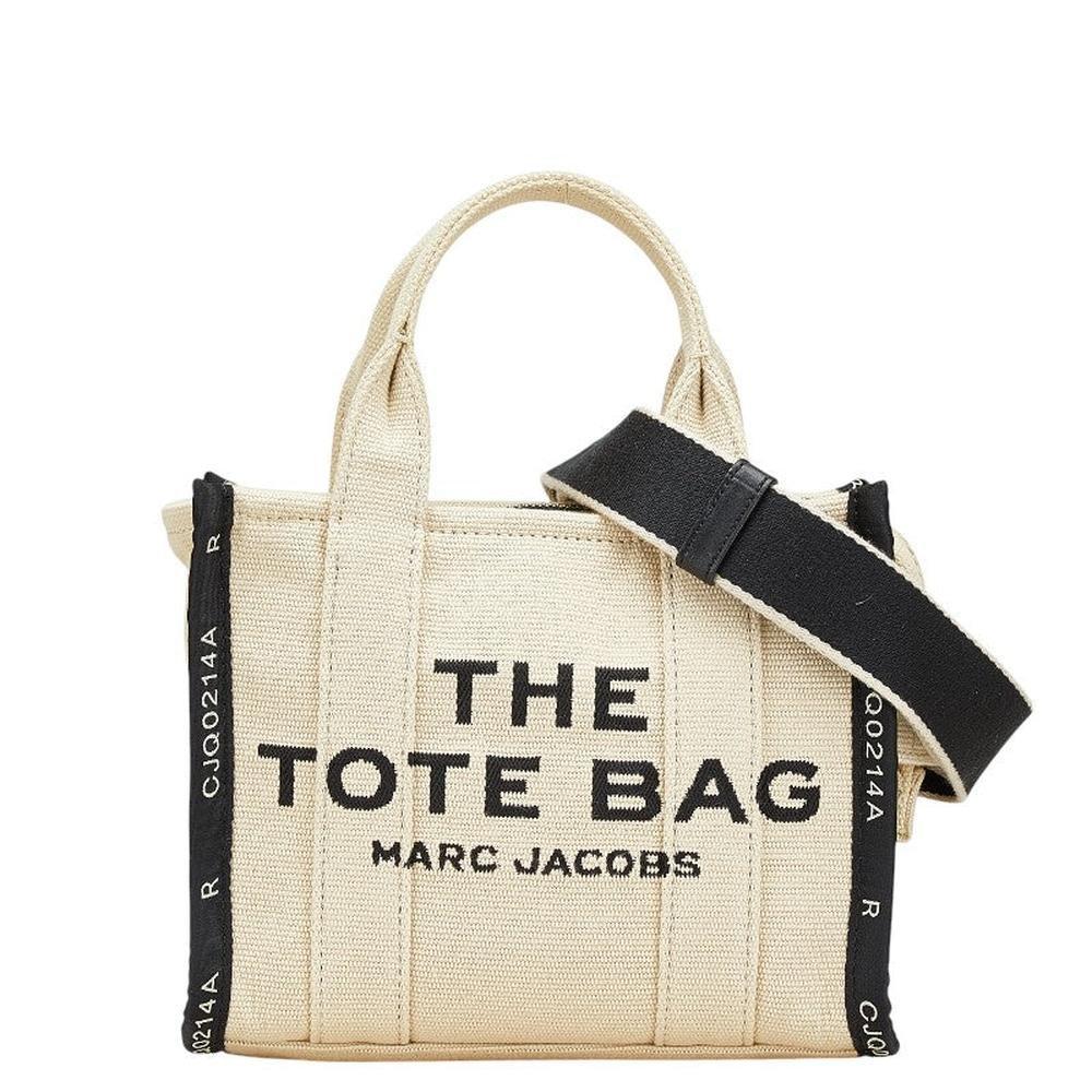 Marc Jacobs Preloved The Tote Bag Canvas Tote Wo - Brown | Beige Shoulder Bags