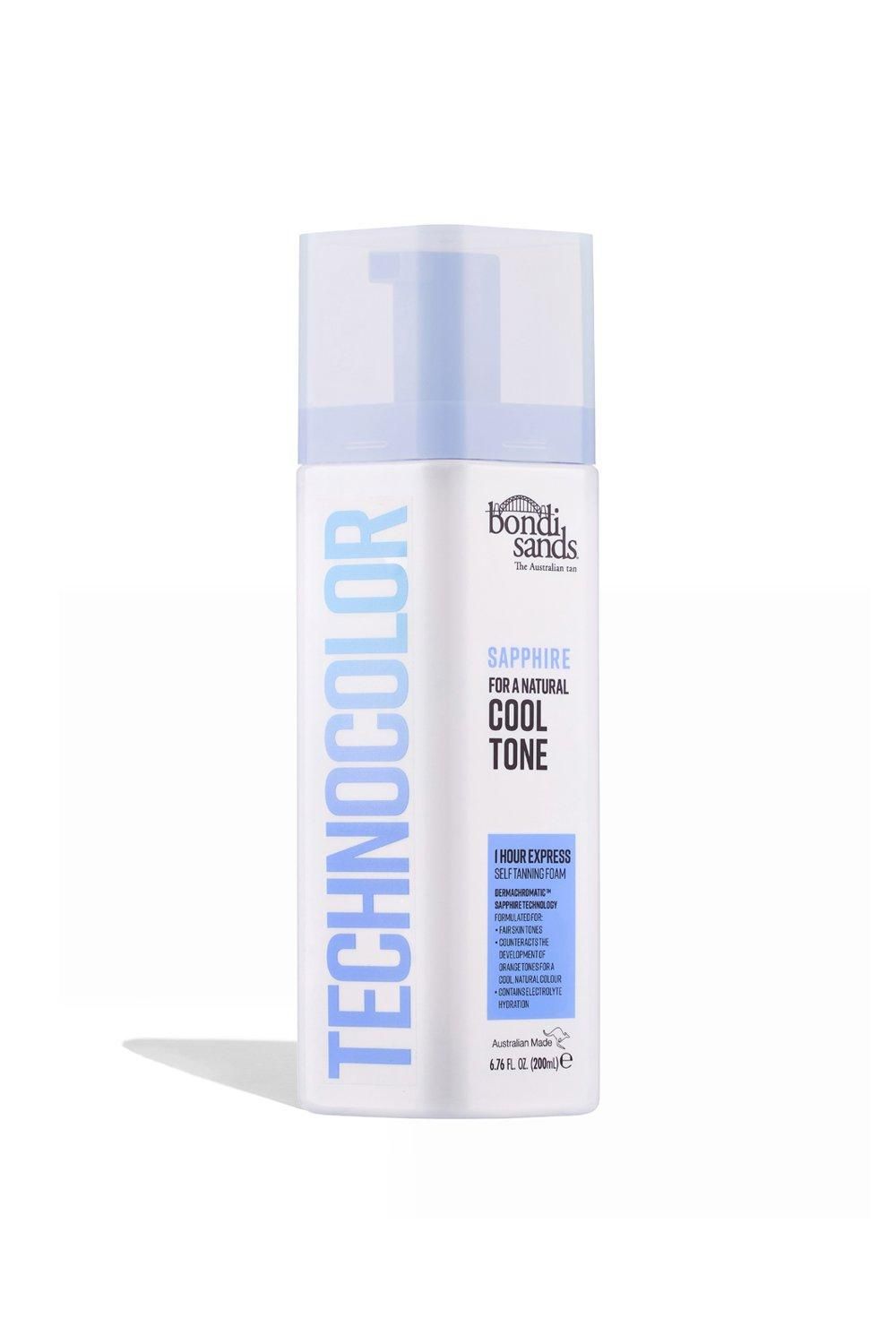 Bondi Sands Technocolor 1 Hour Express Self Tanning Foam - Sapphire Cool Natural Tone 200ml Sapphire image 1