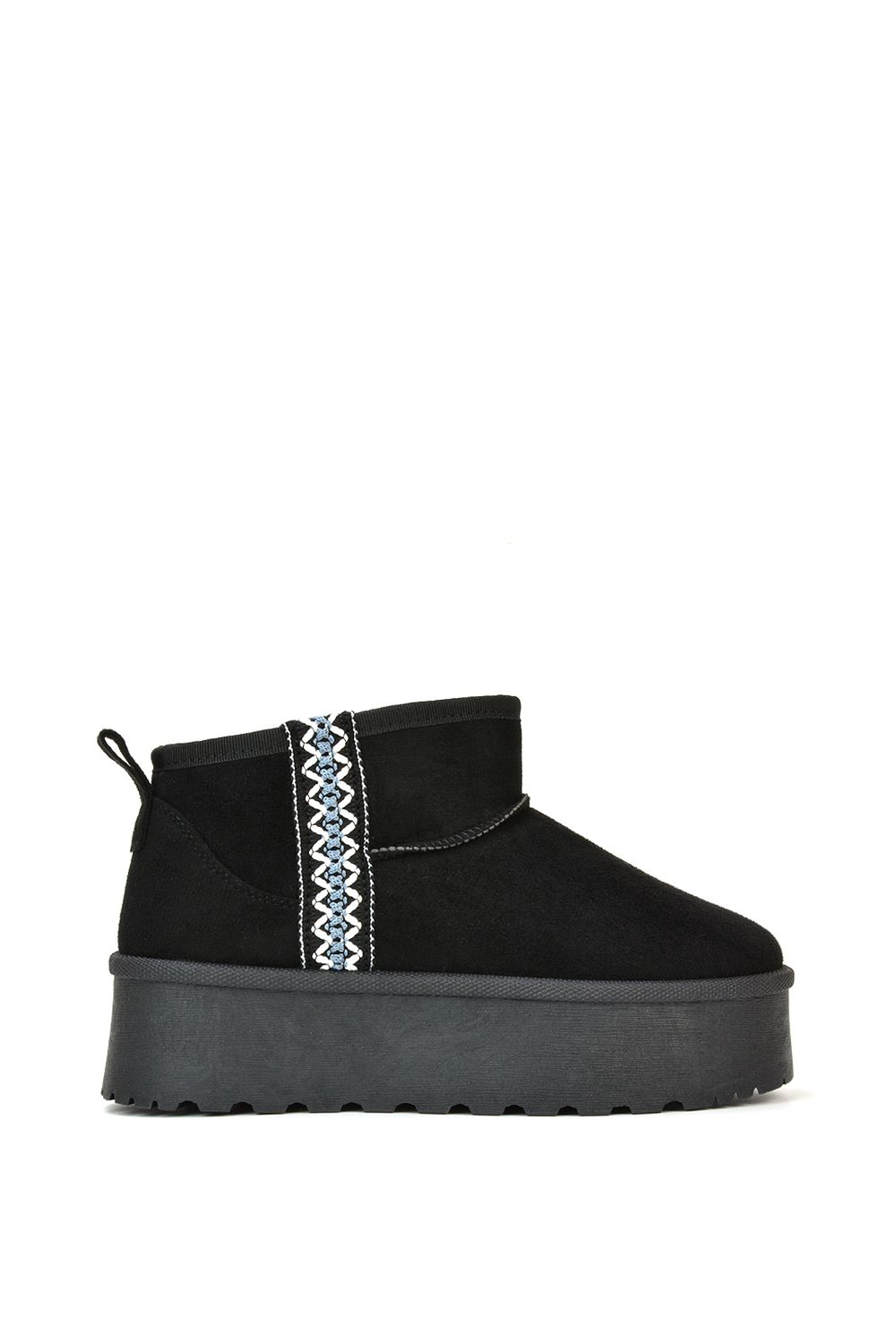 XY London 'Thea' Warm Aztec Mini Ankle Boots image 1