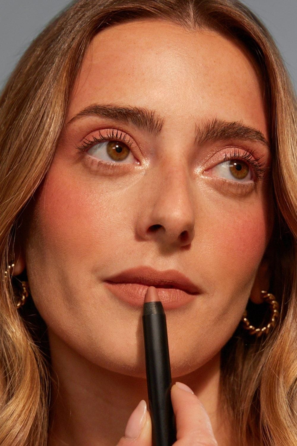 Nudestix Intense Matte Lip + Cheek Pencil Sunkissed Nude image 3
