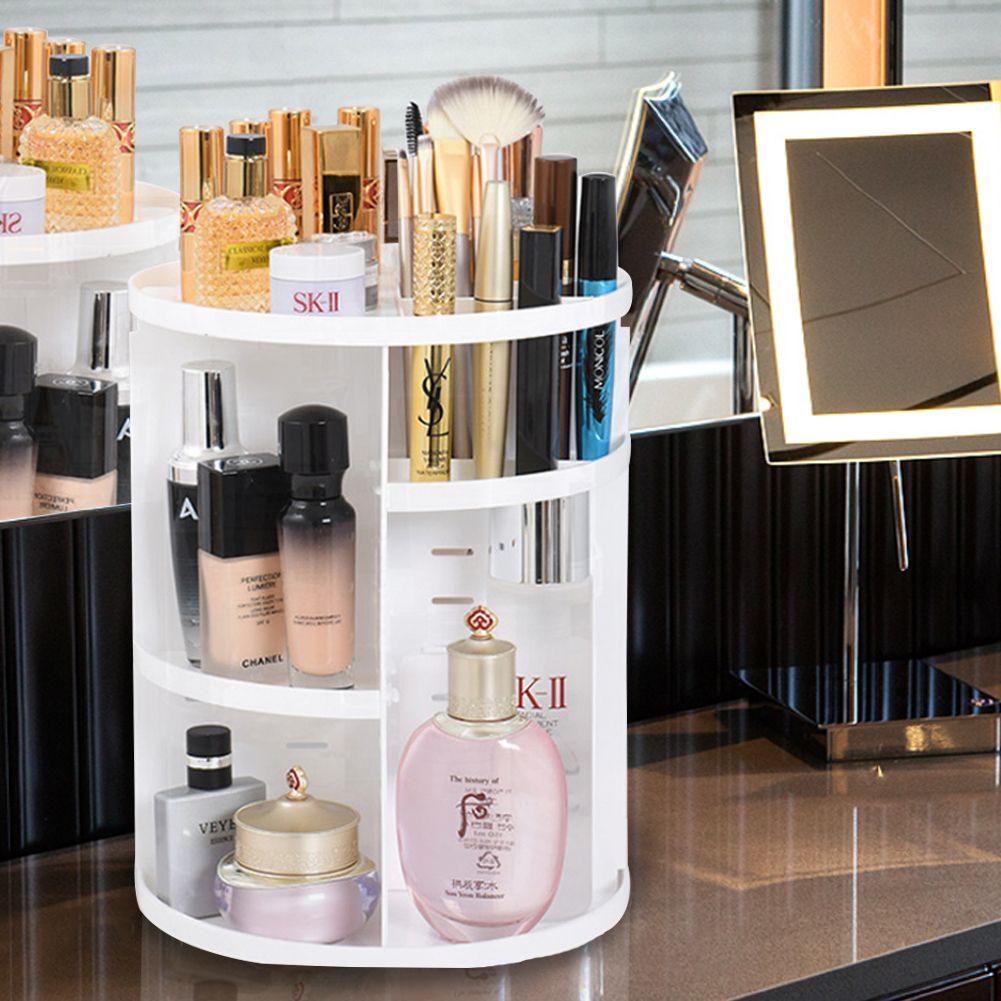 SHEONLY Multifunctional Tabletop Rotating Cosmetic Storage Organizer image 1