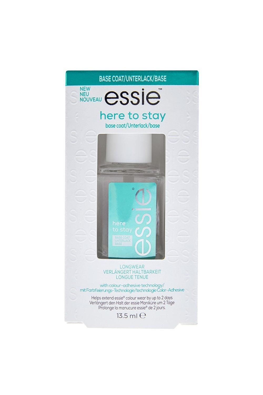 Essie Nail Care Longwear Here To Stay Clear Base Coat Nail Polish Multi image 1