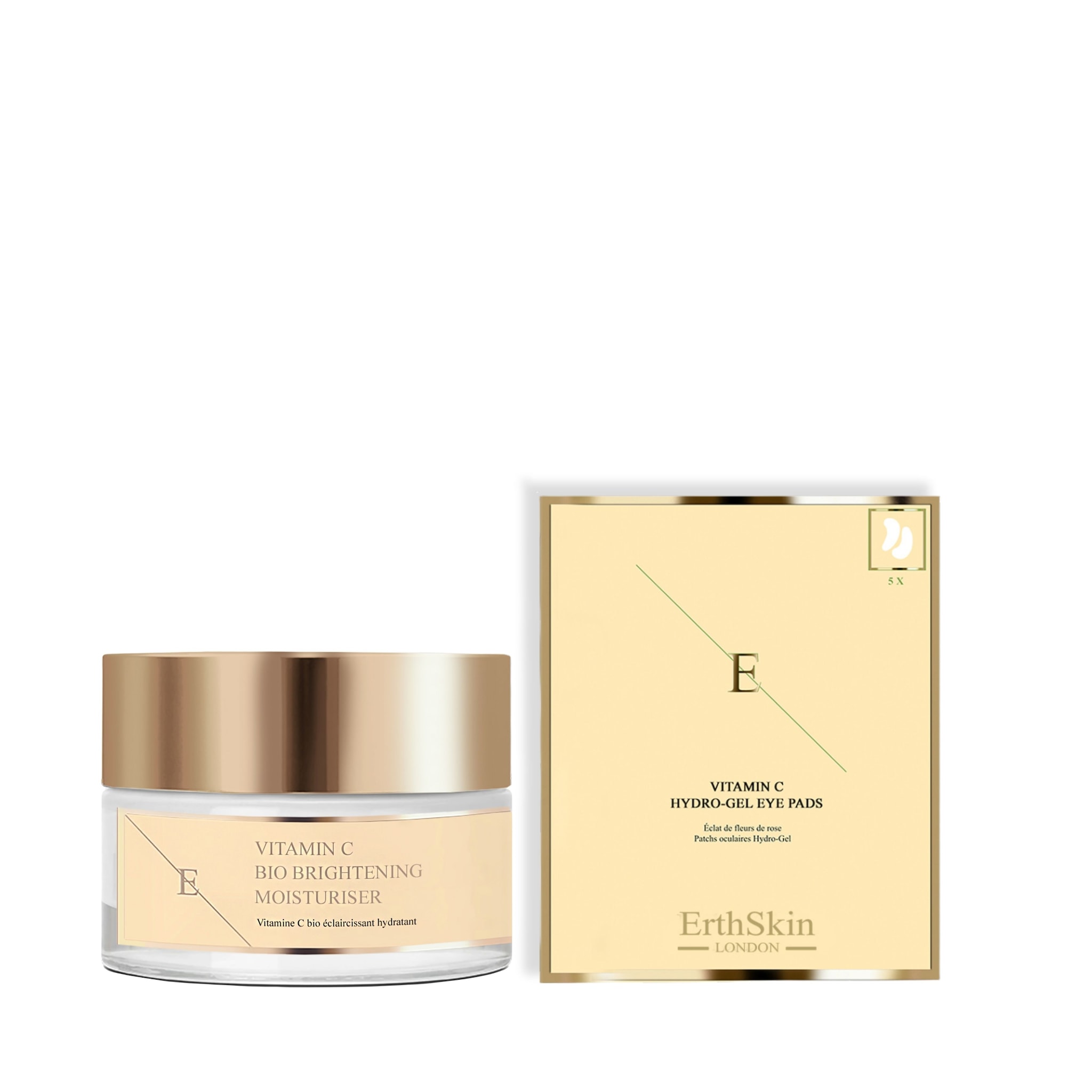 Erth Skin London Vitamin C Serum 60ml + Vitamin C Brightening Moisturizer 50ml image 1