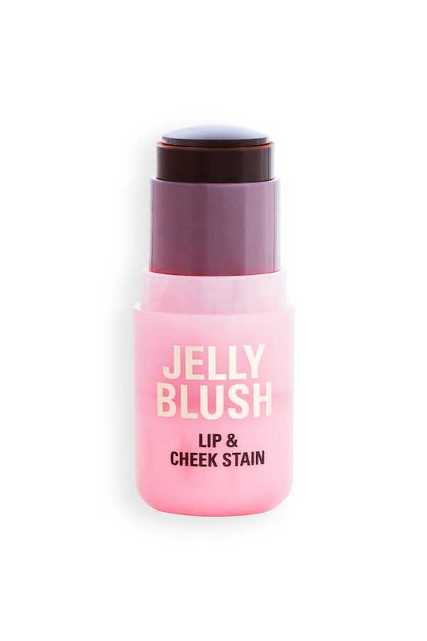Revolution Jelly Blush Stick Lip and Cheek Stain 5.5G Peach Orange