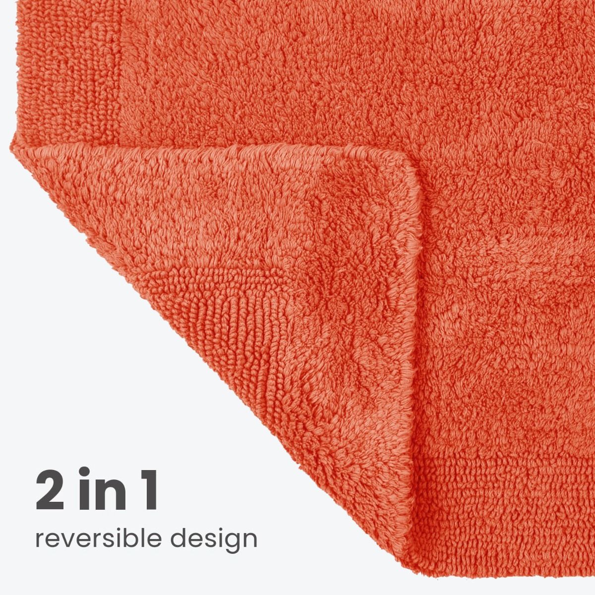 Allure Bath Fashions Elegance Reversible Heavyweight Bath Mat image 5