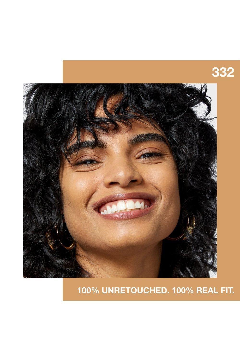 Maybelline Fit Me Matte & Poreless Full Coverage Matte Blendable Normal to Oily Skin Foundation 332 Golden image 4