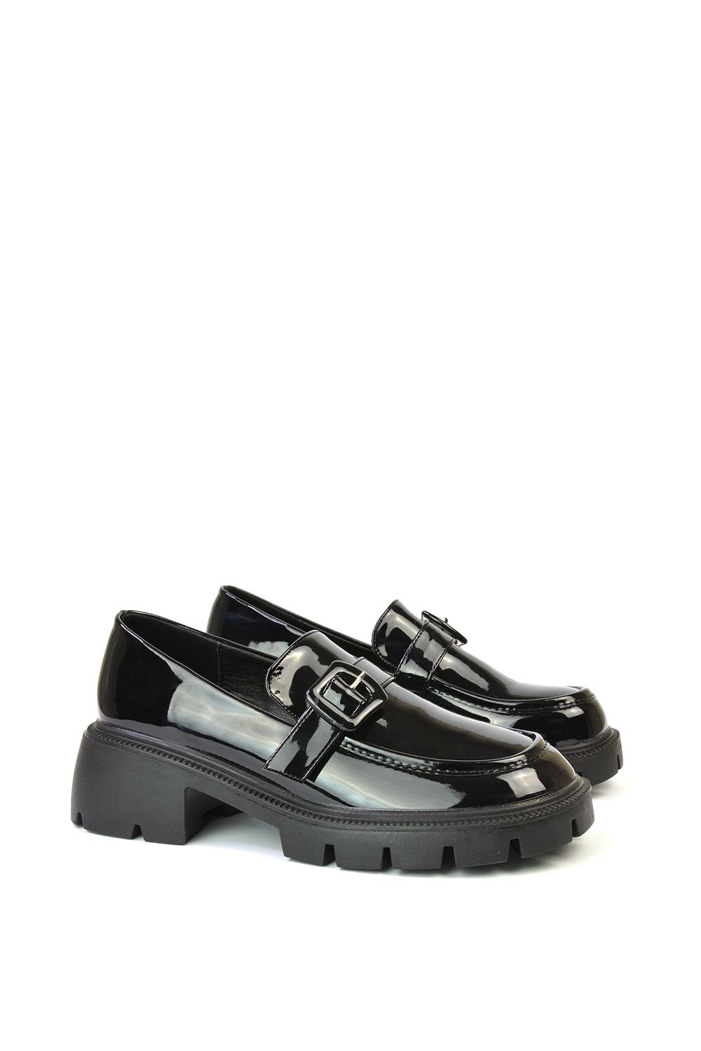 XY London 'Adelaide' Chunky Platform Block Heel Loafers image 2
