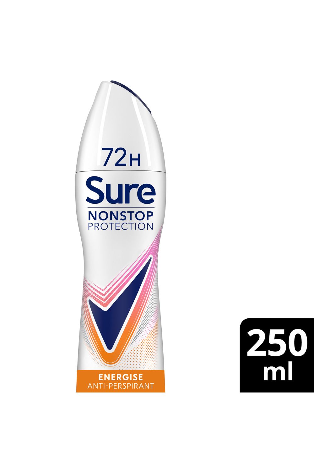 Sure Women Energise 'Deodorant Spray' w/ 72H Nonstop Protection 250ml, 3pk image 2