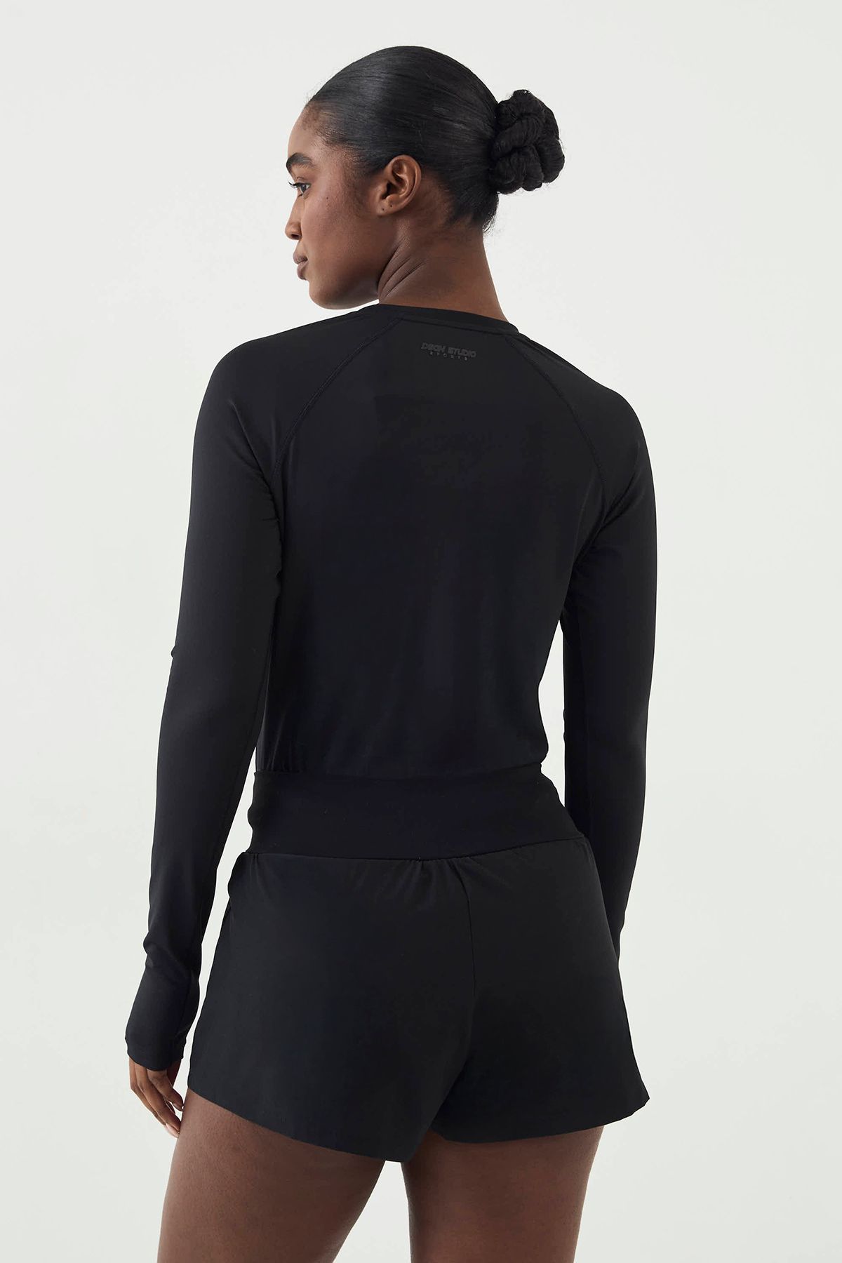 DSGN Studio DSGN Studio Wrap Waist Running Short Black image 2