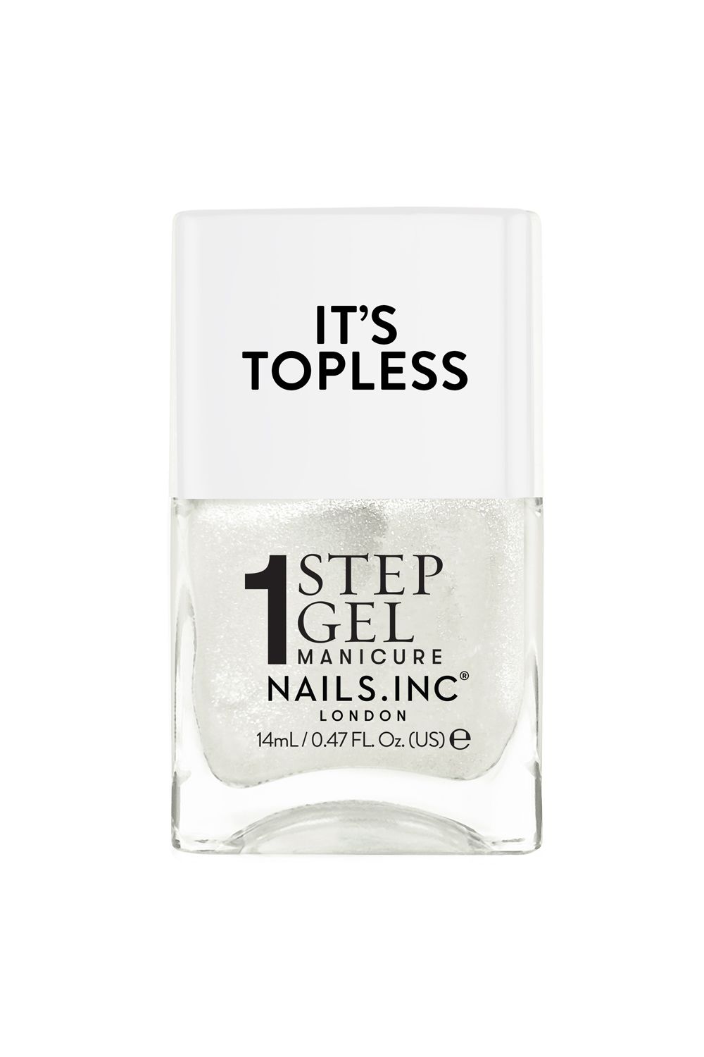 Nails Inc Topless Nail Varnish 14ml Sydney image 1