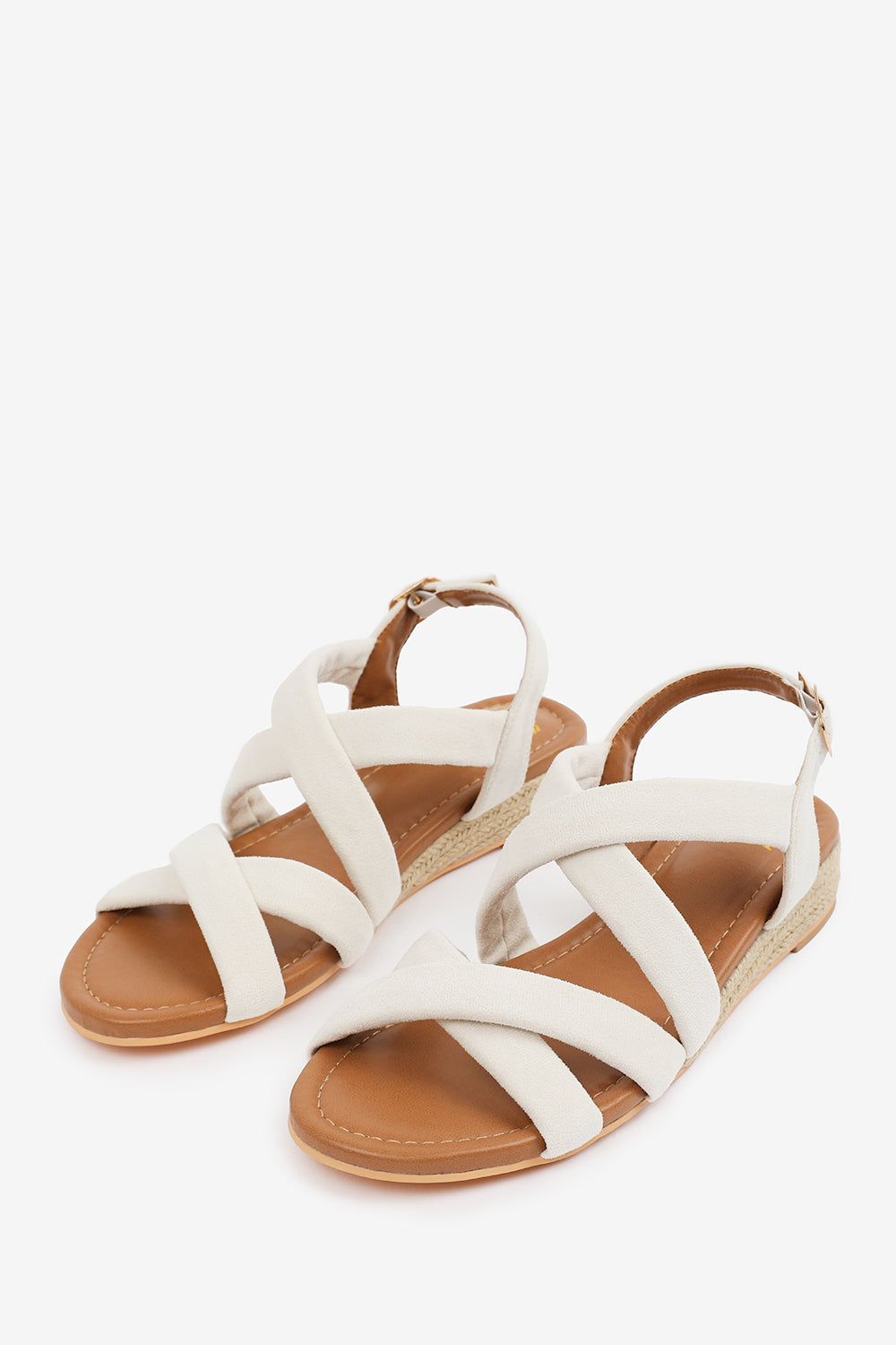 Where's That From 'Eleanor' Low Wedge Shoes With Buckle Closure & Cross Over Strap image 3