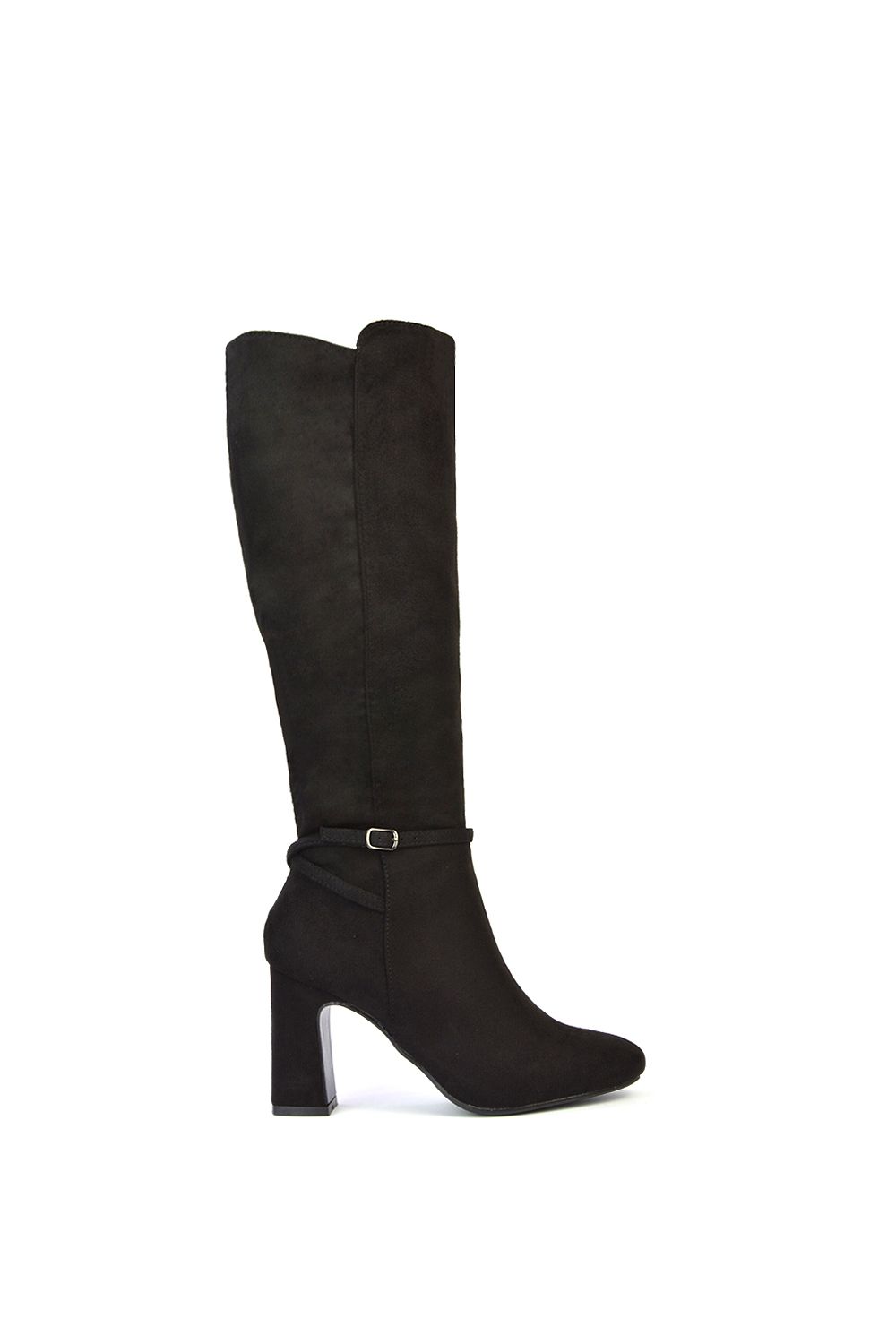 XY London 'Kadie' High Block Heel Knee High Boots image 1