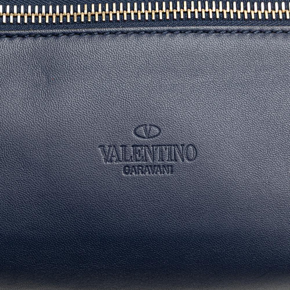 Valentino Preloved Quilted Leather Belt Bag Wo - Blue image 7