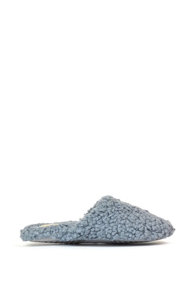 XY London 'Jody' Cosy Slip On Closed Round Toe Mule Flat Slippers