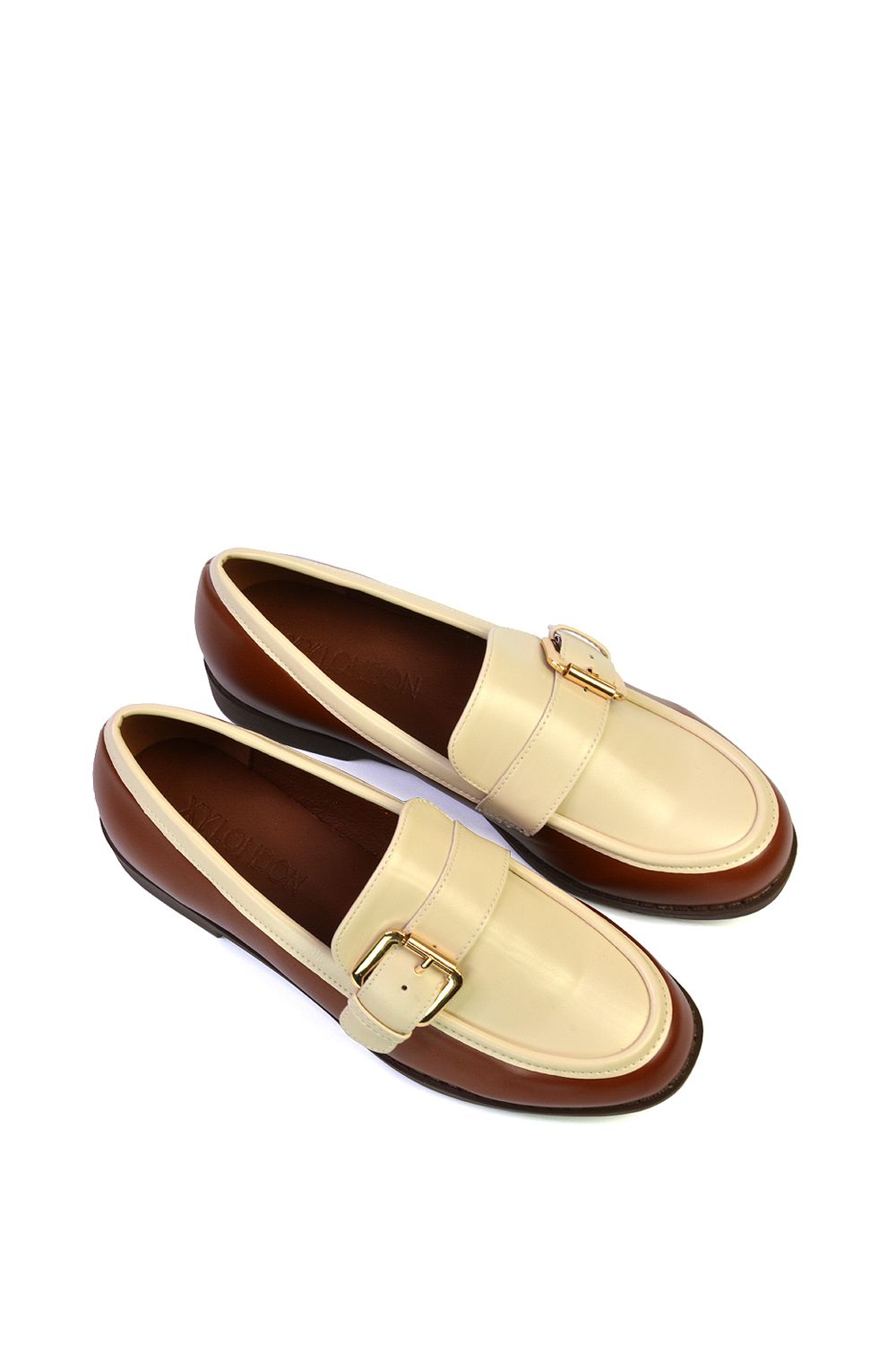 XY London 'Kali' Buckle Up School Shoes Loafers With Chunky Soles image 4