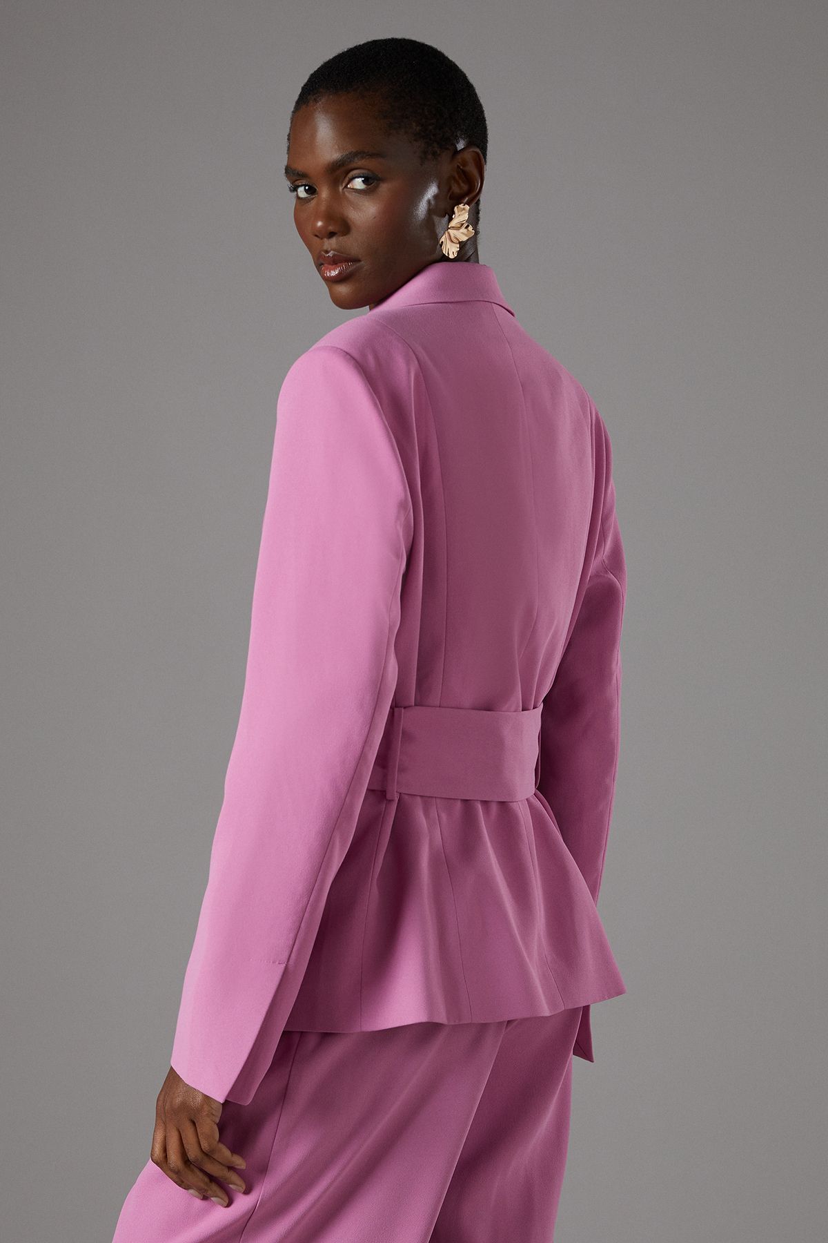 Coast Wrap Tie Front Blazer Pink image 3