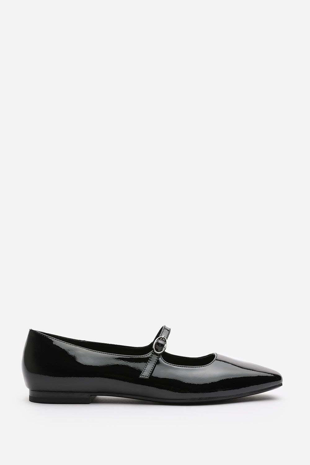 Where's That From 'Jordan' Mary Jane Flats With Buckle Strap Suede image 2