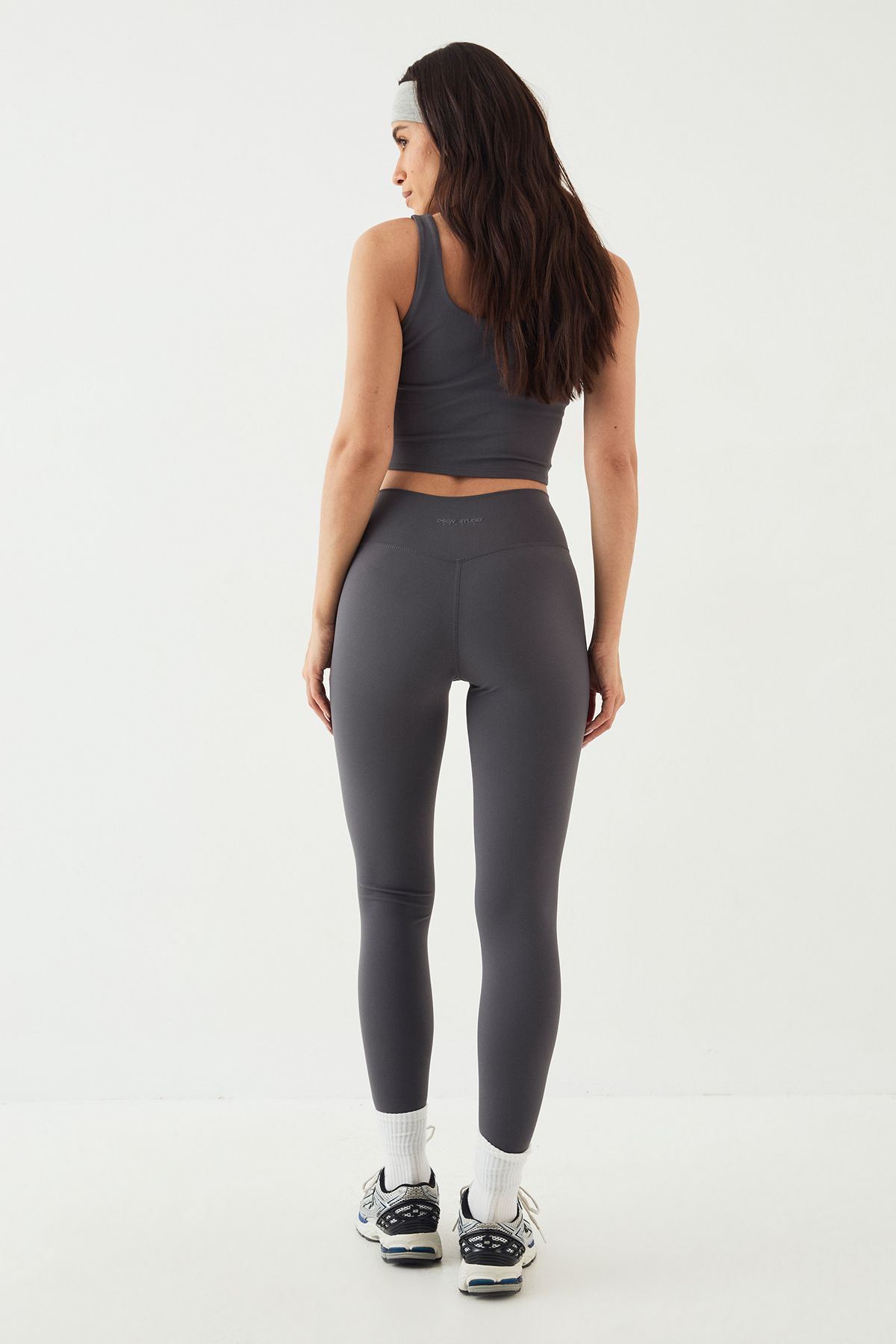 DSGN Studio DSGN Studio Ultra Sculpt Wrap Waist Legging Slate Grey image 2
