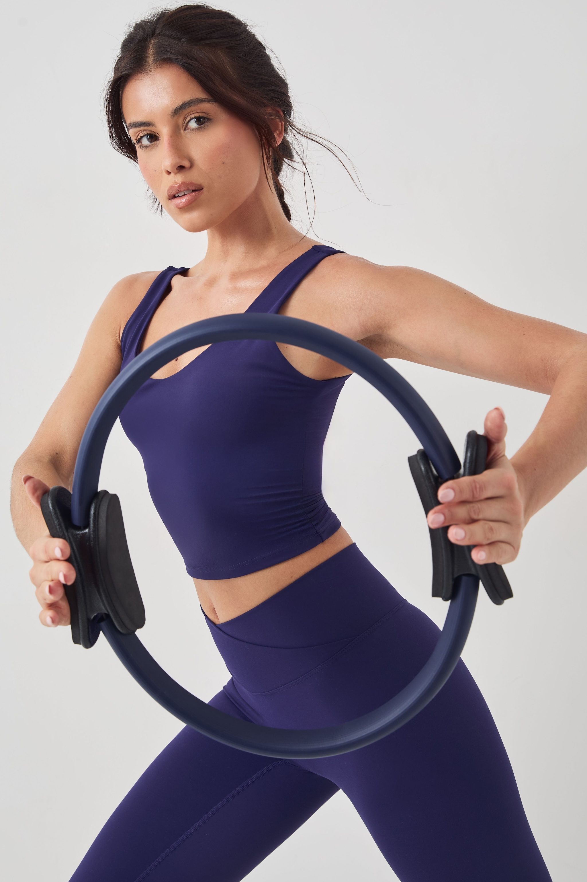 DSGN Studio DSGN Studio Ultra Sculpt Longline Plunge Sports Bra Blackberry image 1