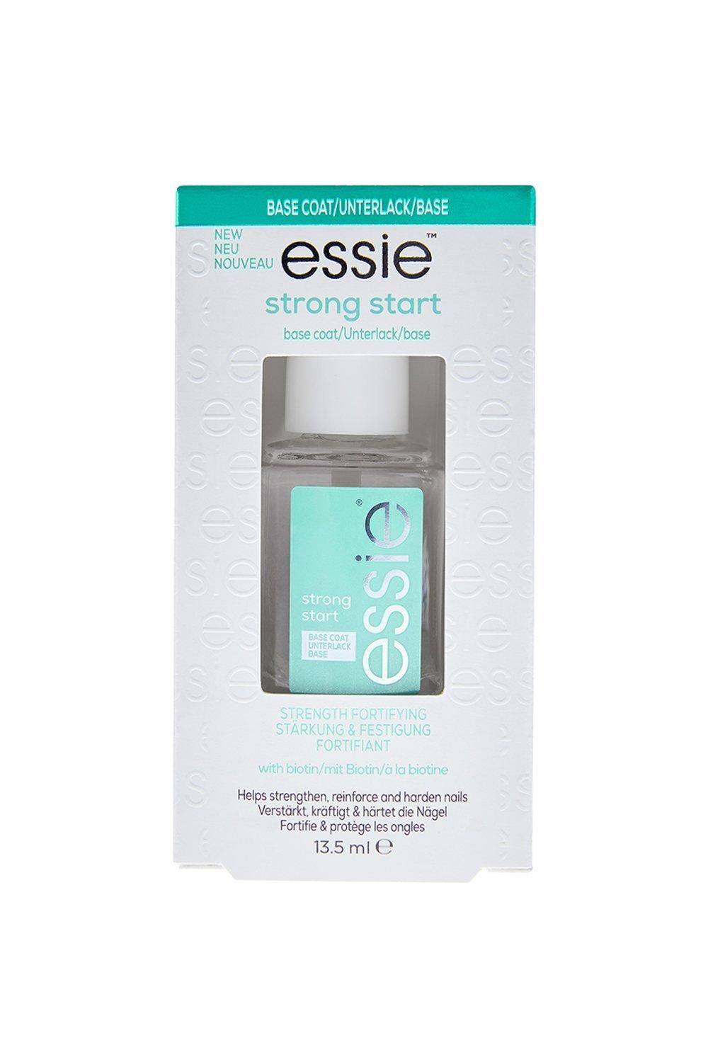 Essie Essie Nail Polish Nail Care Strong Start Ridge Filling, Smoothing Nail Polish Clear Base Coat Clear image 1