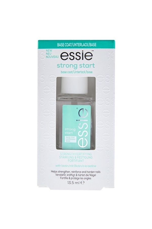 Essie Essie Nail Polish Nail Care Strong Start Ridge Filling, Smoothing Nail Polish Clear Base Coat Clear