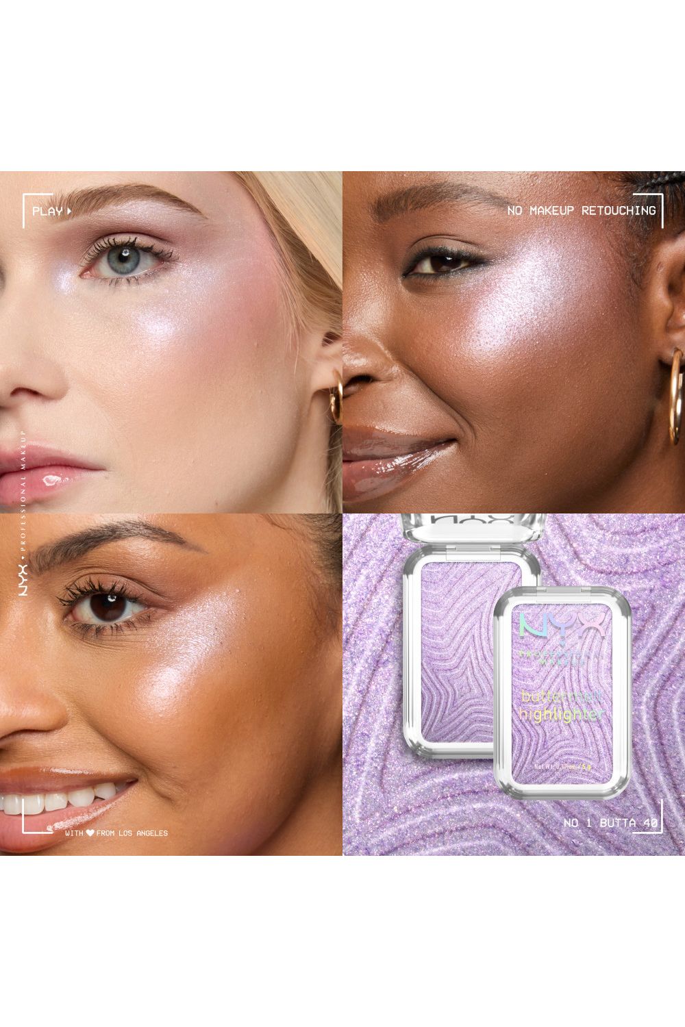 NYX Professional Makeup Buttermelt Highlighter 5g No1 Butter image 5