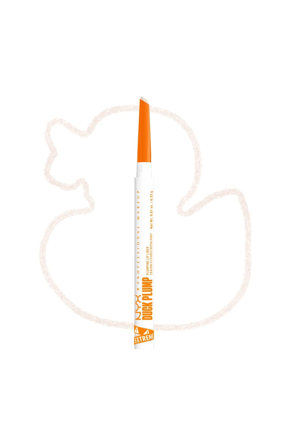 NYX Professional Makeup Duck Plump Plumping Lip Liner 0.33g Ducking Clear image 1