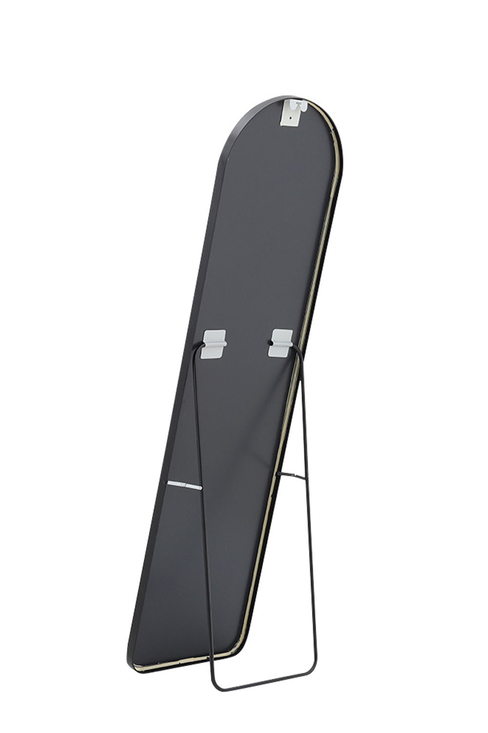 Living and Home Modern Arched Metal Frame Full Length Mirror image 3