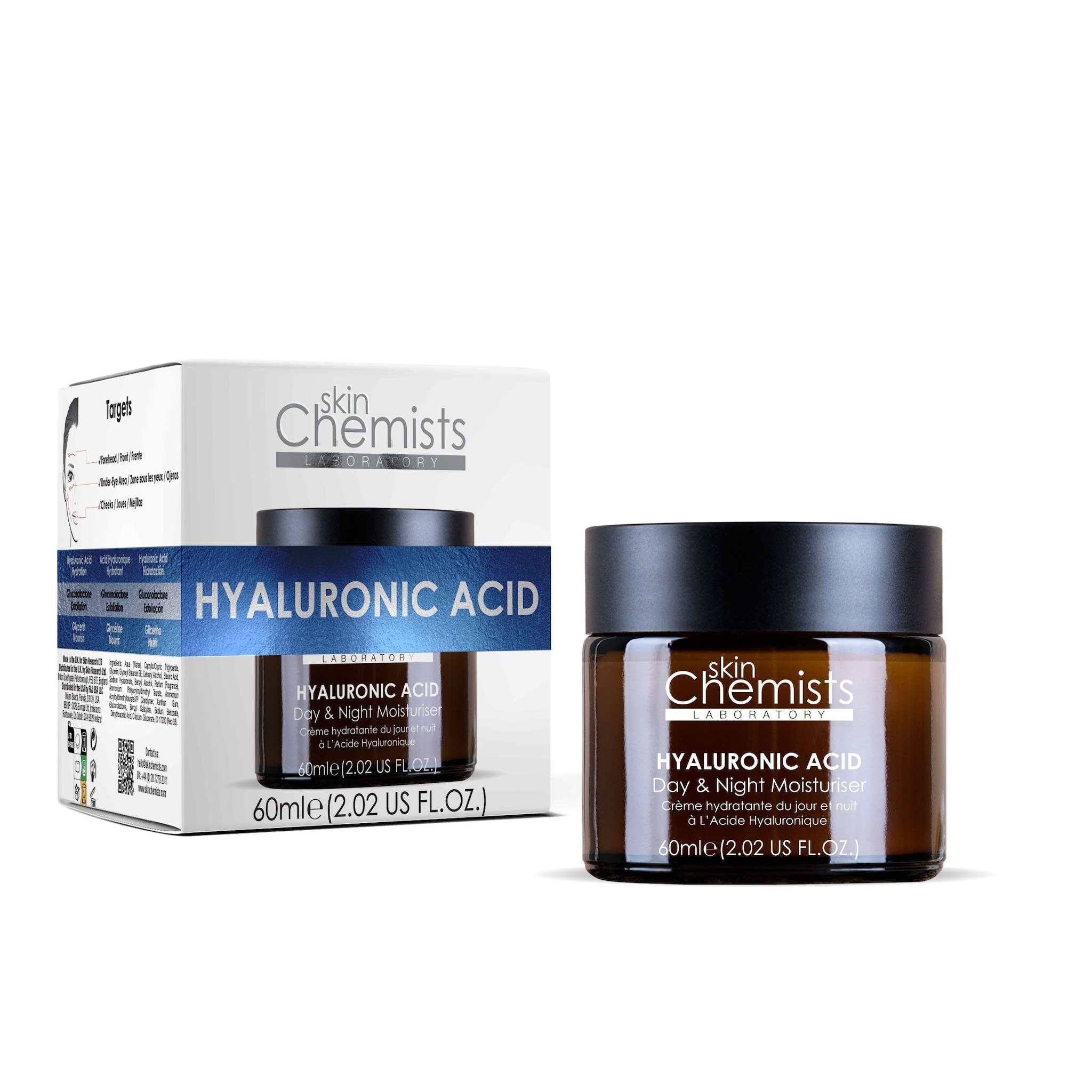 skinChemists professional Anti-Ageing Retinol Moisturiser & Hyaluronic Acid Moisturiser image 3