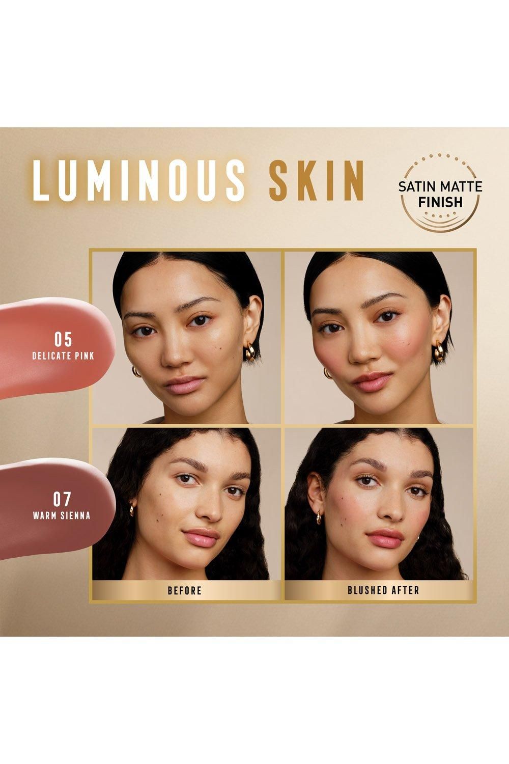 Max Factor Miracle Pure Infused Cream Blush Satin Matte Soft Peach image 6