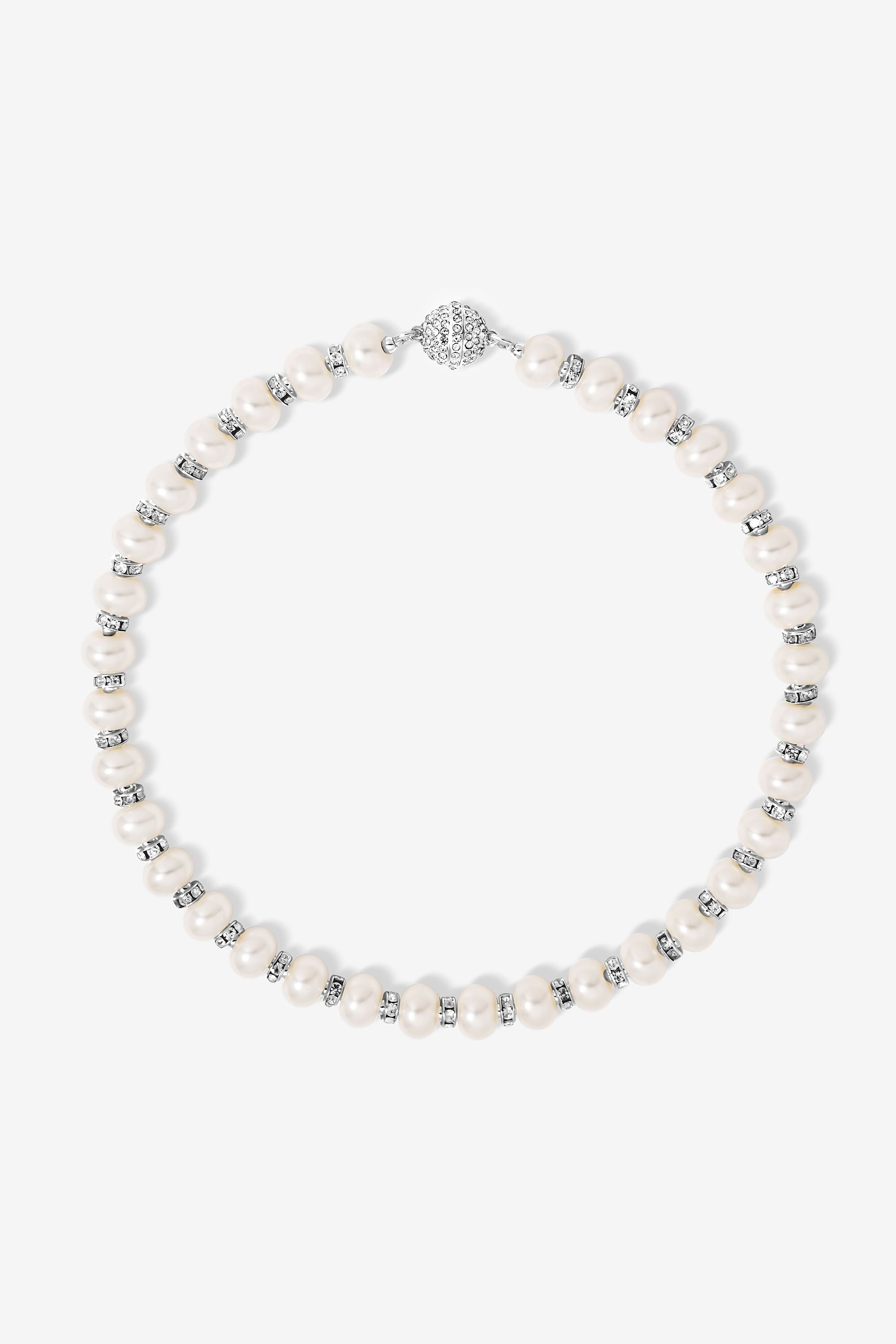 Jon Richard Knotted 8mm Pearl Rope Necklace image 1