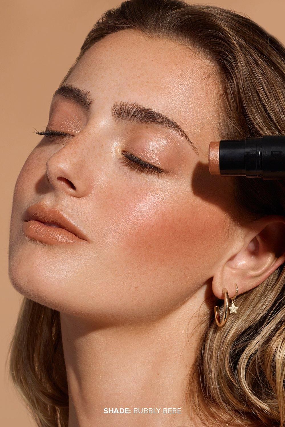 Nudestix Nudies Glow All Over Face Highlighter Bubbly Bebe image 2