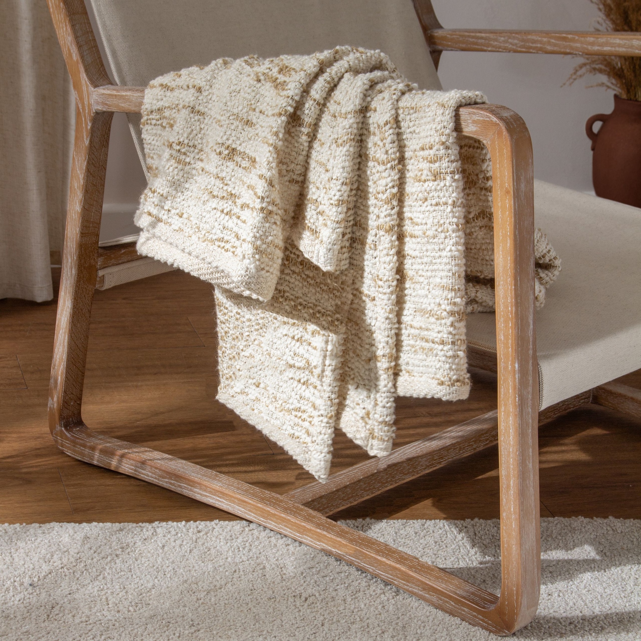 Yard Heath Cotton Blend Tassel Throw image 4