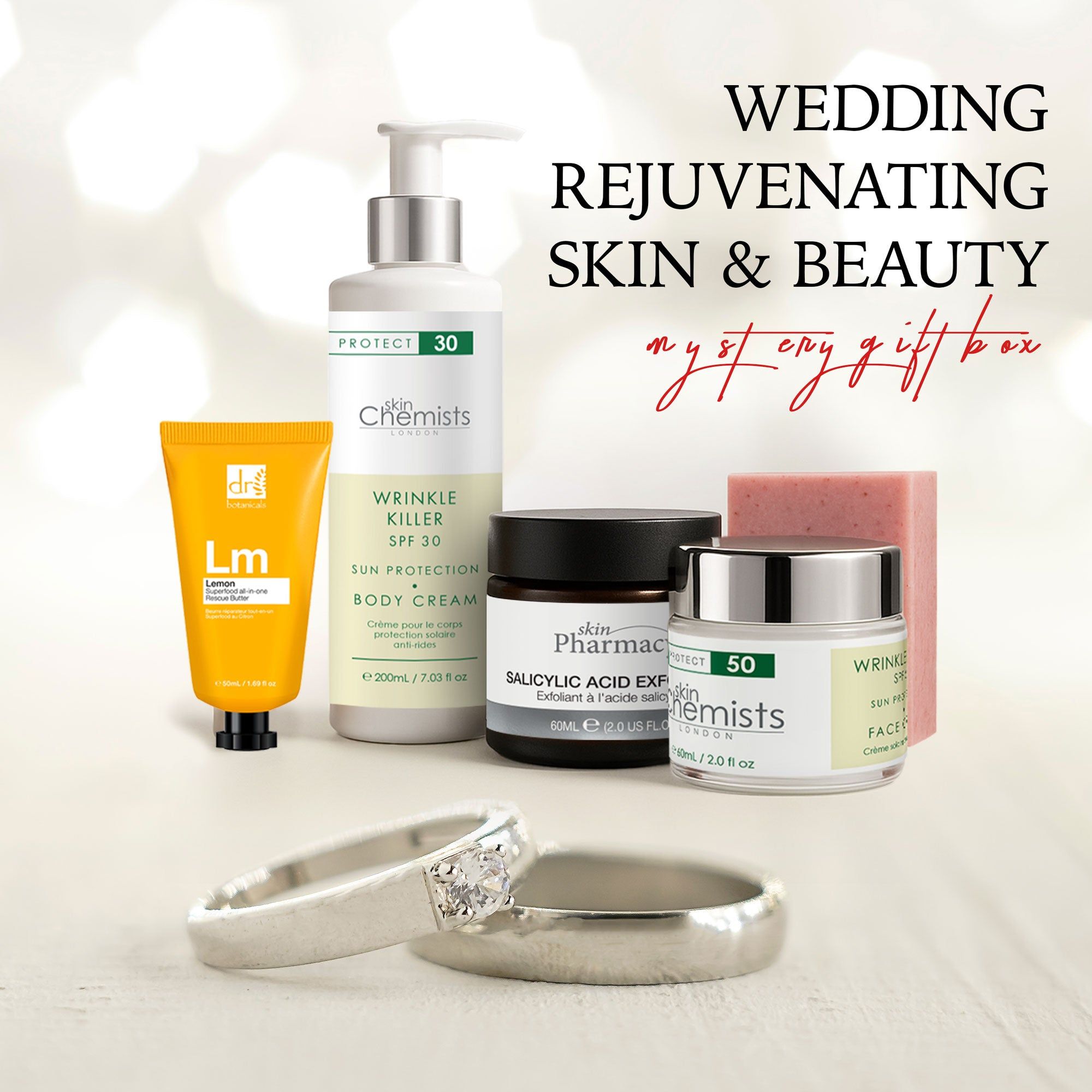 skinChemists professional Wedding Rejuvenating Skin & Beauty Beauty Mystery Gift Box image 2