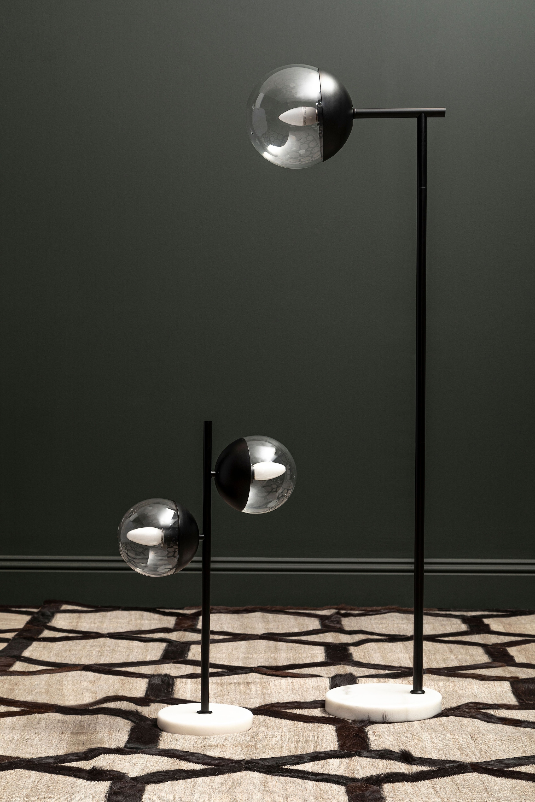 Orsina Handcrafted Two Light Table Lamp, Minimalist Design Bedside Lamp, Versatile Lamp On A Table image 3